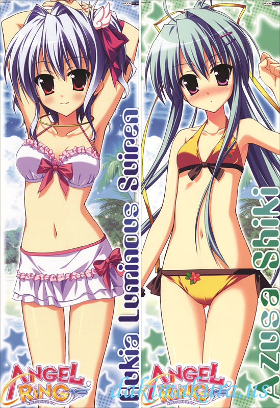 Angel Ring- Azusa Shiki + Rukia Luminous Suiren ANIME DAKIMAKURA JAPANESE PILLOW COVER